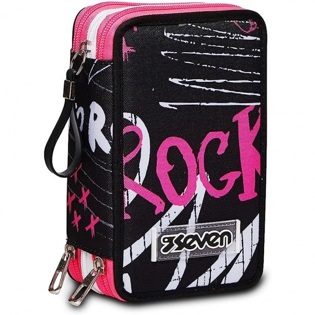 Astuccio 3 Zip Streetpaint Girl